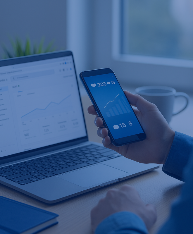 Zaffiro social media marketing with GA4 integration and real-time performance tracking.